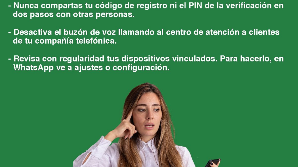 Seguridad a tu cuenta de WhatsApp