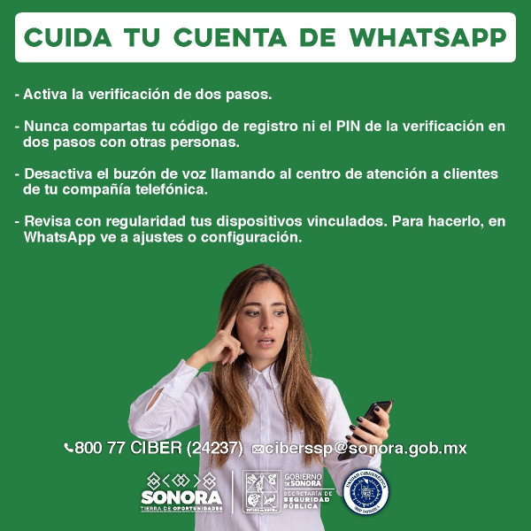 Seguridad a tu cuenta de WhatsApp
